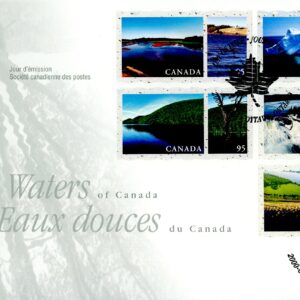 Canada OFDC#1855 - Fresh Waters of Canada (2000) 5 x 95¢