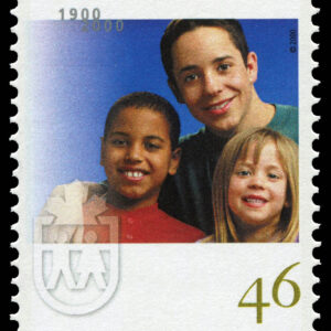 Canada Stamp #1857 - Three club members (2000) 46¢
