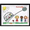 Canada Stamp#1860 (2000) - Three People about to Travel from Earth to a Distant Planet via Monorail