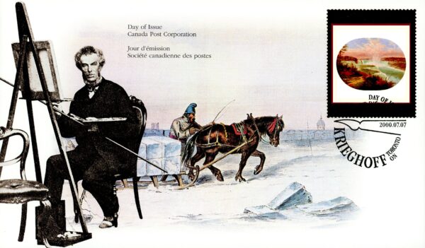 Canada OFDC#1863 - The Artist at Niagara (2000) 95¢