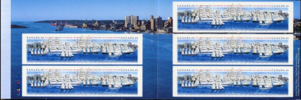 Canada Stamp Booklet - #BK230 -Tall Ships (2000) 10 x 46¢ - Image 3