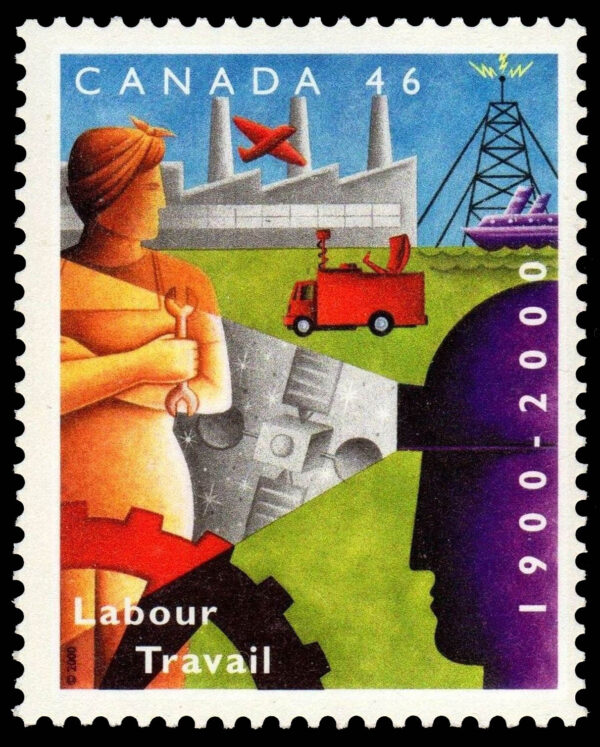 Canada Stamp sheet#1866 - Images of Labour and Industry (2000) 46¢ - Image 2
