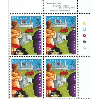 Canada PB#1866 - Images of Labour and Industry (2000) 46¢