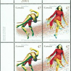 Canada PB#1895a - Games of La Francophonie (2001) 2 x 47¢