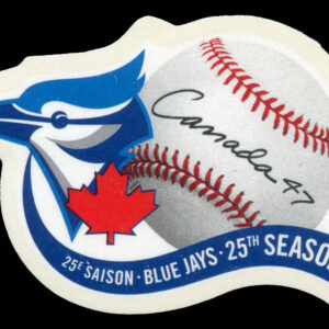 Canada Stamp #1901i - Emblem for 25th anniversary of the Toronto Blue Jays baseball team (2001) 47¢