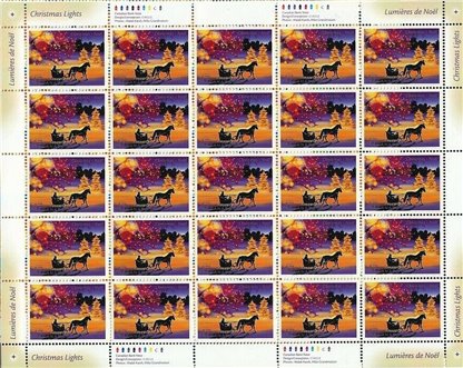 Canada SHEET#1922 - Sleigh Ride in an Urban Landscape (2001) 47¢ - Image 2
