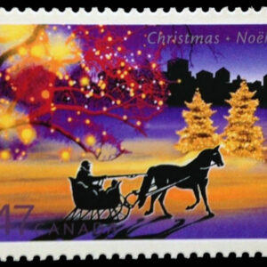 Canada Stamp #1922 - Sleigh Ride in an Urban Landscape (2001) 47¢
