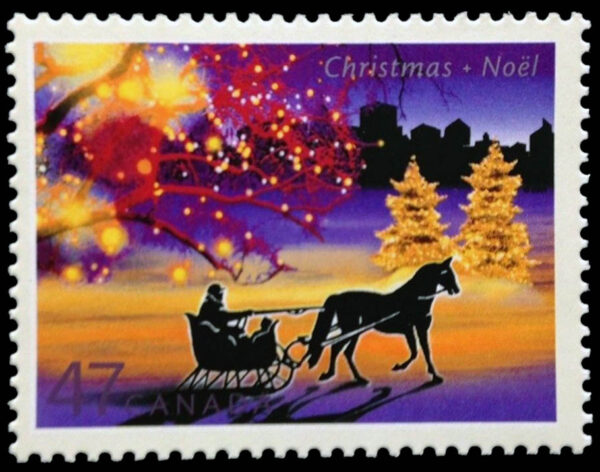 Canada Stamp #1922 - Sleigh Ride in an Urban Landscape (2001) 47¢