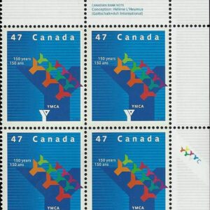 Canada PB#1925 - YMCA in Canada (2001) 47¢