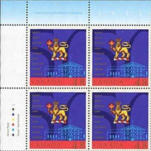 Canada PB#1940 - Canadian Governors General (2002) 48¢