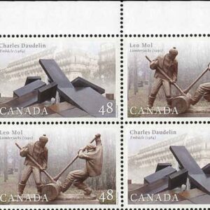 Canada PB#1955a - Sculptors (2002) 2 x 48¢