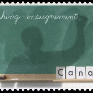 Canada Stamp #1961 - Teacher writing on blackboard (2002) 48¢