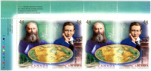 Canada PB#1964a - Communications Technology (2002) 2 x 48¢