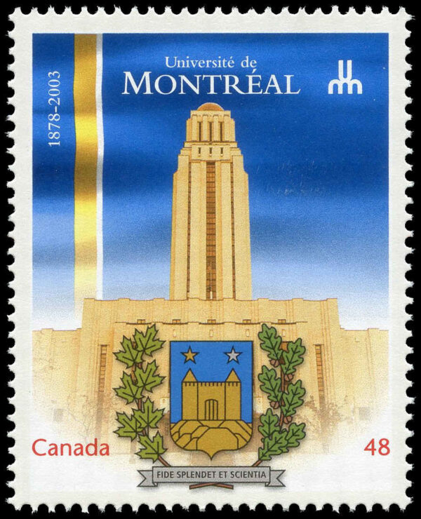 Canada Stamp #1977 - University of Montreal (2003) 48¢