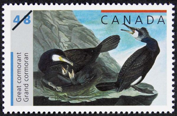 Canada Stamp #1981 - Great cormorant (2003) 48¢
