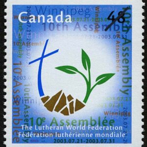 Canada Stamp #1992 - Logo of 10th Assembly of the LWF (2003) 48¢