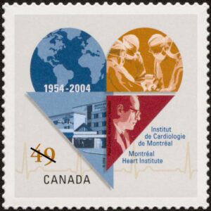 Canada Stamp #2056ii - Montreal Heart Institute (2004) 49¢
