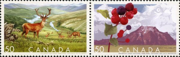 Canada Stamp SHEET#2106a - Biosphere Reserves (2005) 2 x 50¢ - Image 2