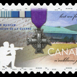 Canada Stamp #2108I - War Museum, medal, Morse code (2005) 50¢