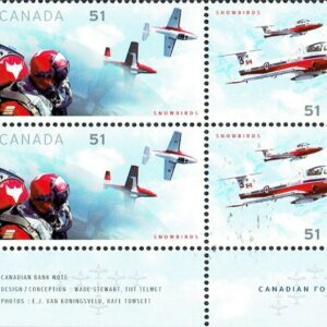 Canada PB#2159a - Canadian Forces Snowbirds (2006) 2 x 51¢