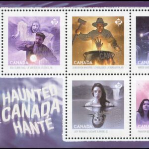 Canada Stamp #2935 - Haunted Canada - 3 (2016) 5 x P (85¢)