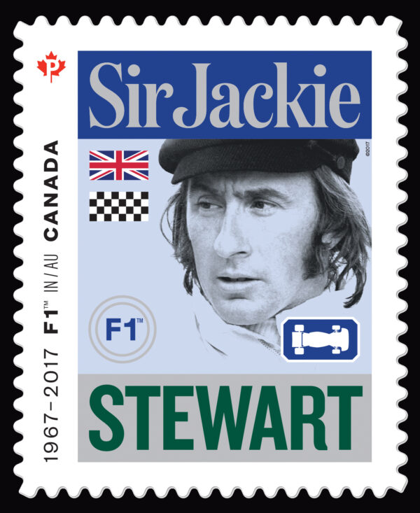 Canada Stamp #2993i - Sir Jackie Stewart - Formula 1 (2017)