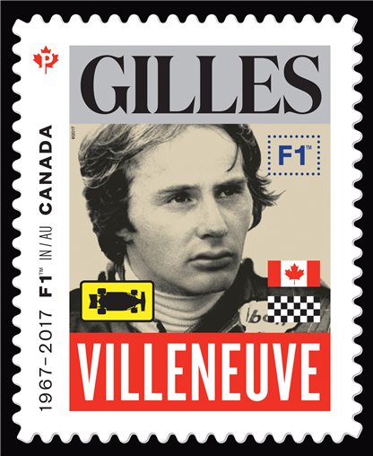 Canada Stamp #2994i - Gilles Villeneuve - Formula 1 (2017)