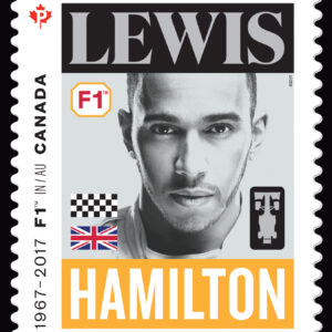 Canada Stamp #2997i - Lewis Hamilton - Formula 1 (2017)