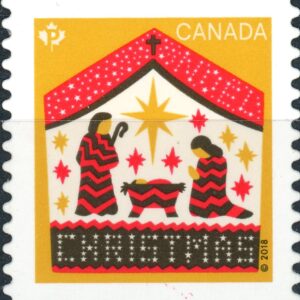 Canada Stamp #3133i - Nativity scene (2018) P (85¢)