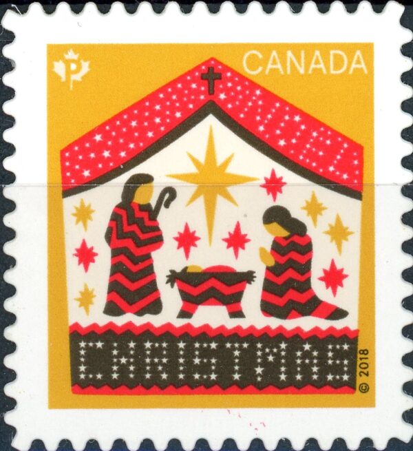Canada Stamp #3133i - Nativity scene (2018) P (85¢)
