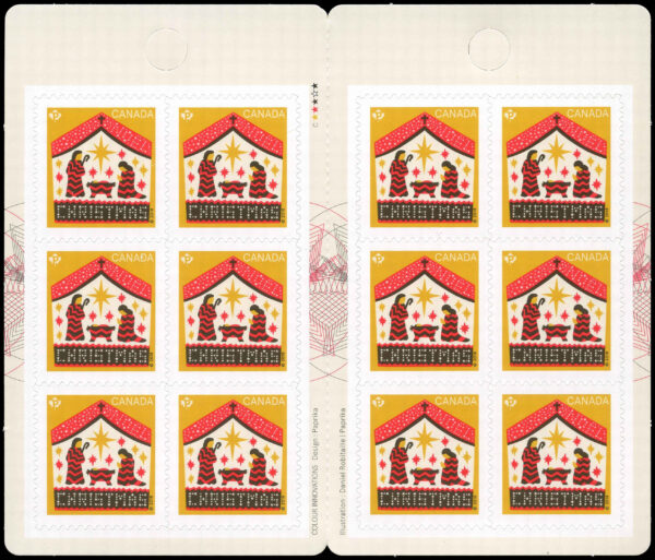 Canada Stamp #(BK709) 3133a - Nativity scene (2018) 12 x P (85¢) - Image 3