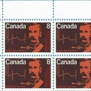 Canada PB#612 - Commissioner G.A. French and Map (1973) 8¢