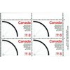 Canada Stamp #642iii - Bicycle wheel (1974) 8¢ F paper - Image 2