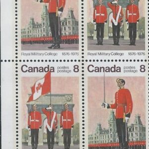 Canada PB#693a - Royal Military College Centenary (1976) 2 x 8¢