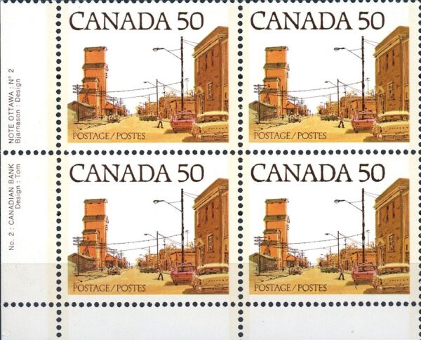 Canada Stamp #723AV - Prairie Street Scene (1978) 50¢ DF