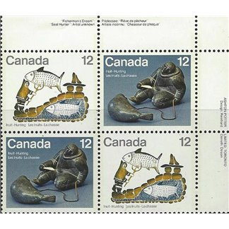 Canada PB#749a - Inuit-Hunting (1977) 2 x 12¢