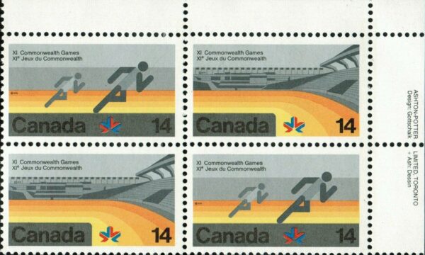 Canada PB#760a - 1978 Commonwealth Games (1978) 2 x 14¢ - Image 2