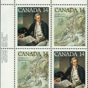 Canada PB#764a - Captain James Cook (1978) 2 x 14¢