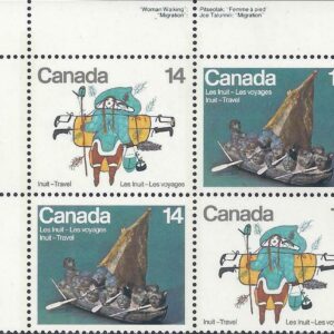 Canada PB#770a - Inuit-Travel (1978) 2 x 14¢