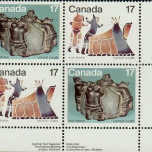 Canada PB#836a - Inuit-Shelter and Community (1979) 2 x 17¢