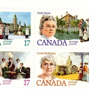 Canada PB#882a - Canadian Feminists (1981) 4 x 17¢