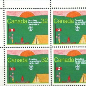 Canada PB#993 - Scout Encampment (1983) 32¢