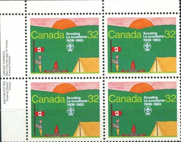 Canada PB#993i - Scout Encampment (1983) 32¢