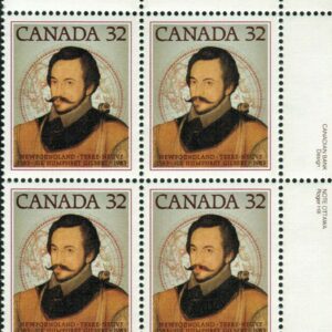 Canada PB#995 - Sir Humphrey Gilbert (1983) 32¢