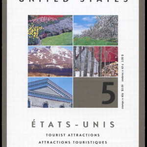 Canada Stamp Booklet - #BK243 Tourist Attractions (2001) 5 x 60¢