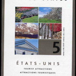 Canada Stamp #BK244 - #1904 - Tourist Attractions (2001) 5 x $1.05