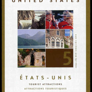 Canada Stamp Booklet - #BK270 Tourist Attractions (2003) 5 x 65¢