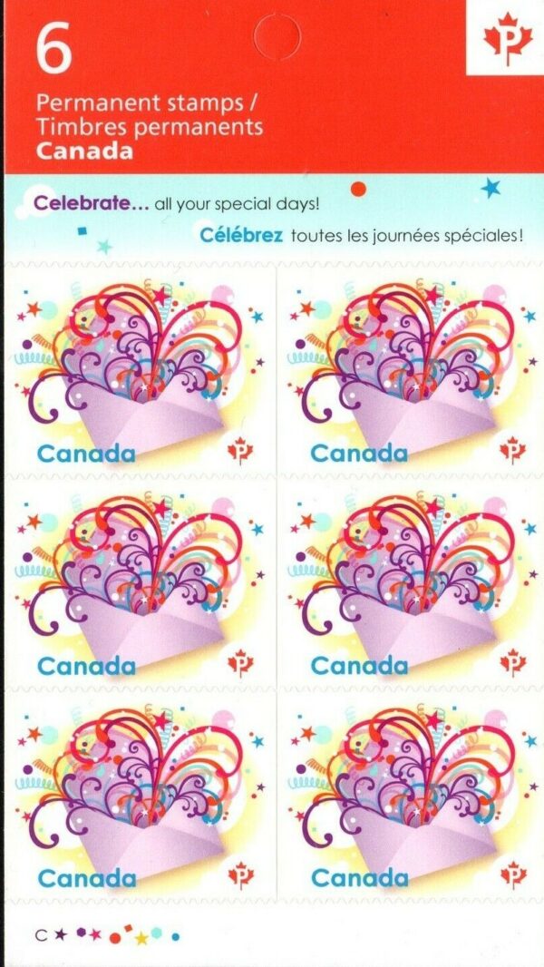 Canada Stamp #(BK400) - 2314a - Celebration in the Mail (2009) 6 x (P) - Image 2
