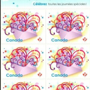 Canada Stamp #(BK400) - 2314a - Celebration in the Mail (2009) 6 x (P)