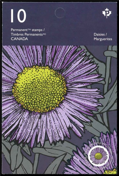 Canada Stamp  - #(BK665) 2980a - Daisies (2017) 10 x P (85¢)